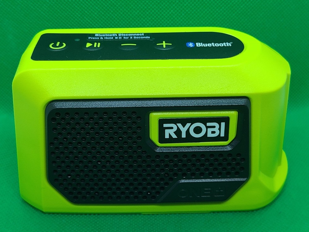 Ryobi ONE+ Portable Compact Smart Bluetooth Speaker PAD02 Tool Only