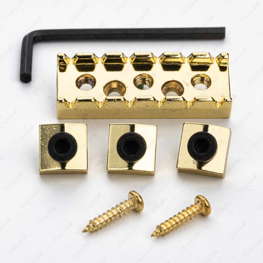 43mm Gold Guitar Lock Locking Nut String Lock Nut for Floyd Rose Guitar