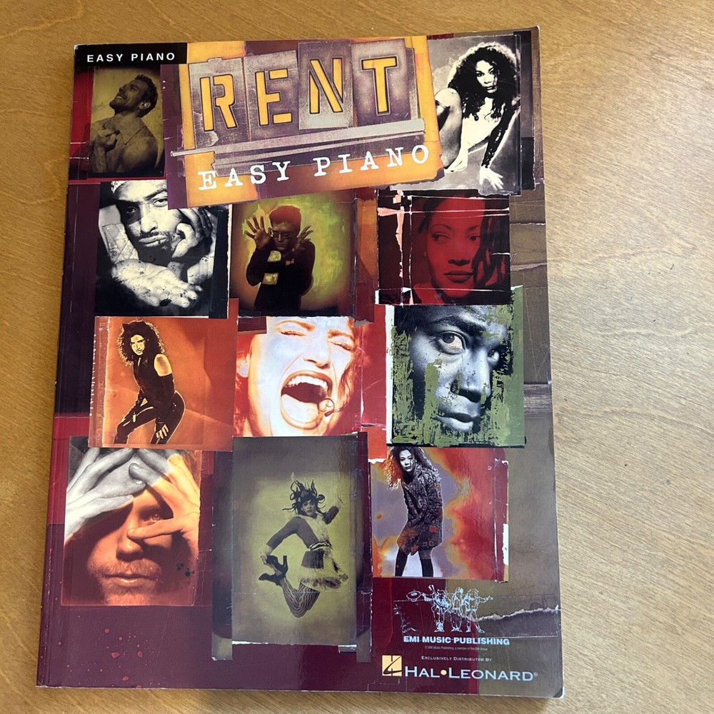 RENT Musical Easy Piano Book