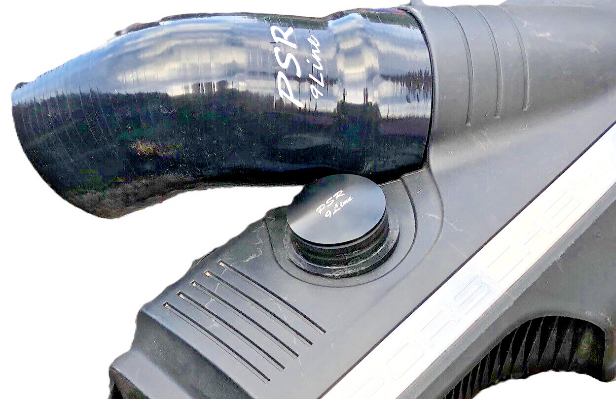 Porsche 997 Resonator Air Box Upgrade with Black Induction Pipe Kit