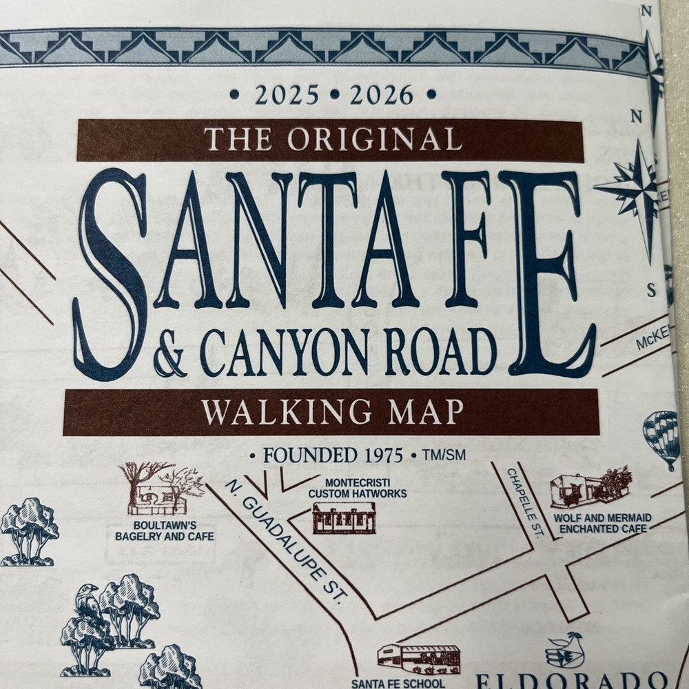 Santa Fe Walking Map 2025-2026