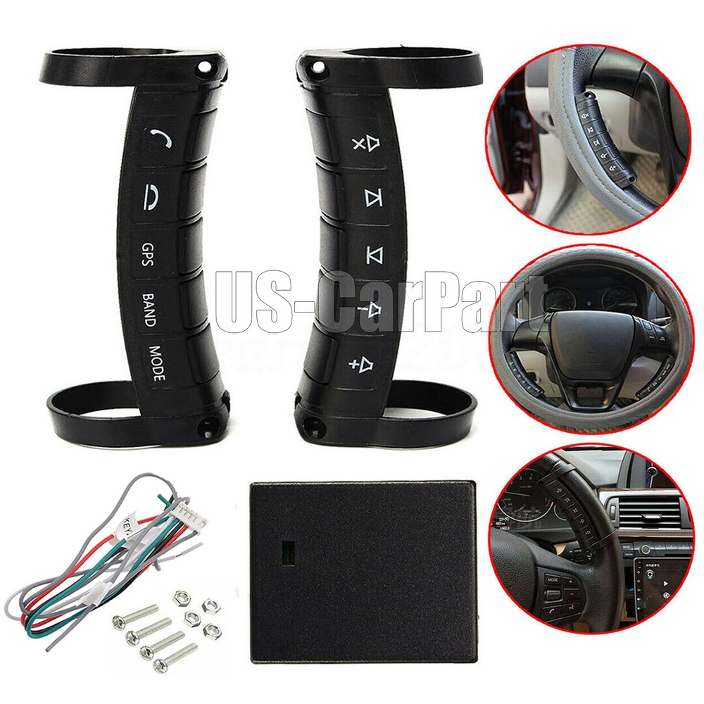 Remote Control Button Car Steering Wheel Wireless Universal For Stereo DVD GPS