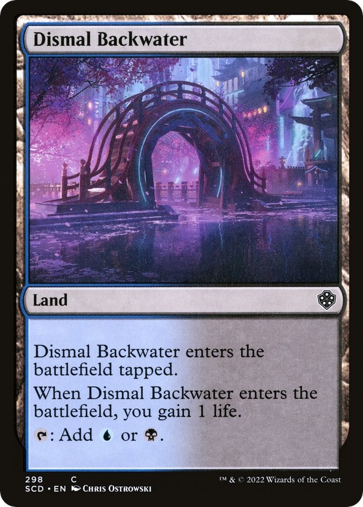 Dismal Backwater Starter Commander Decks 298 MTG LP