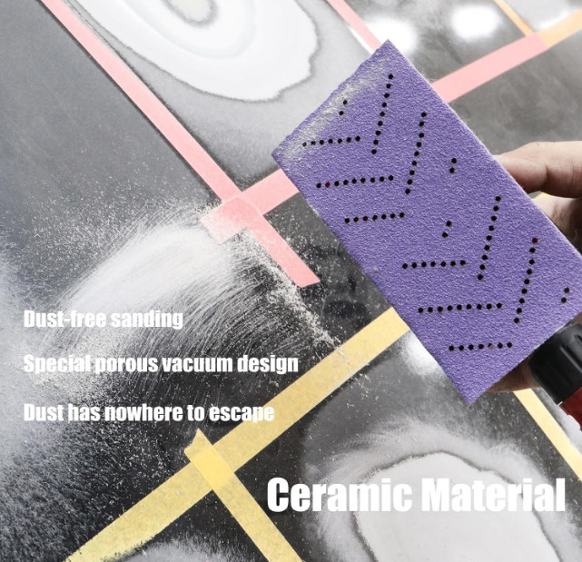 1 Roll 70mmx12m Automotive Clean Ceramic Sanding Sheet Roll for Woodworking P400