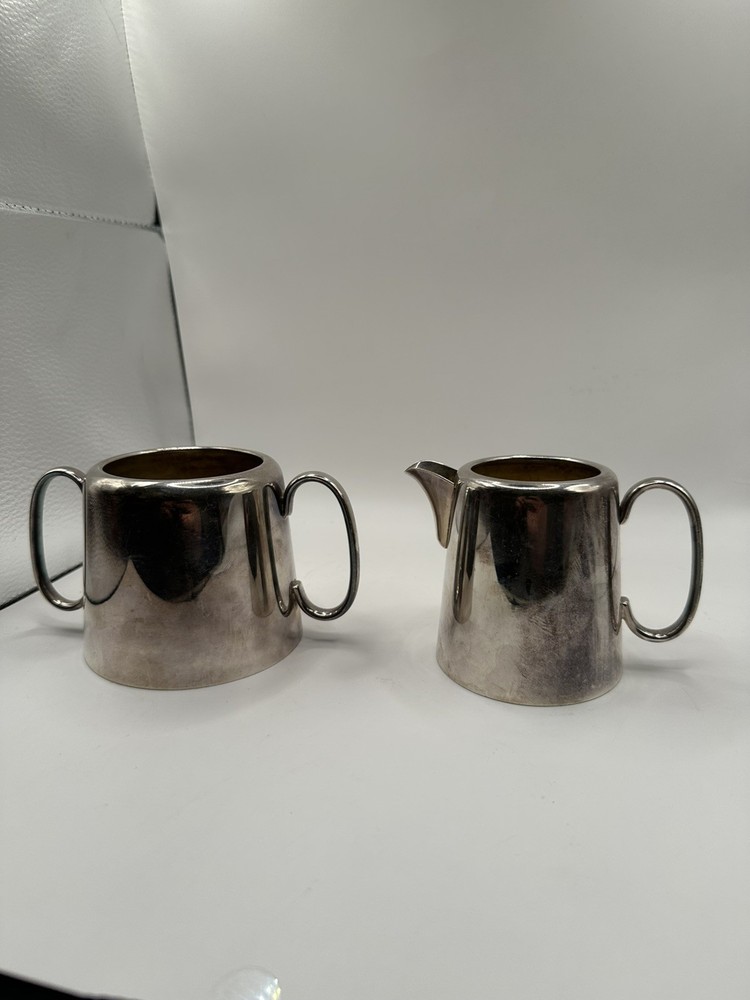Silver plated Sugar Bowl & Milk Jug