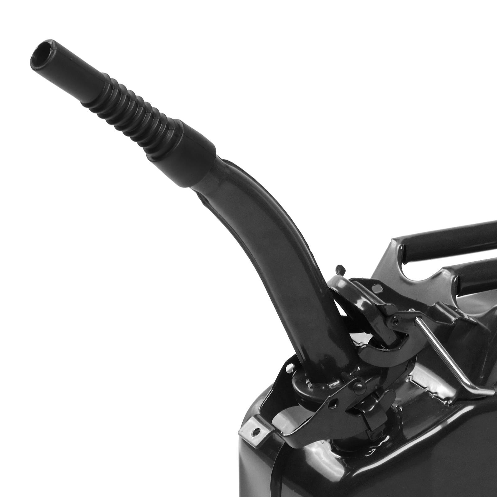 3 x Fuel Can 5 Gallon 20L Gasoline Gas Fuel Tank Military Emergency Backup Black