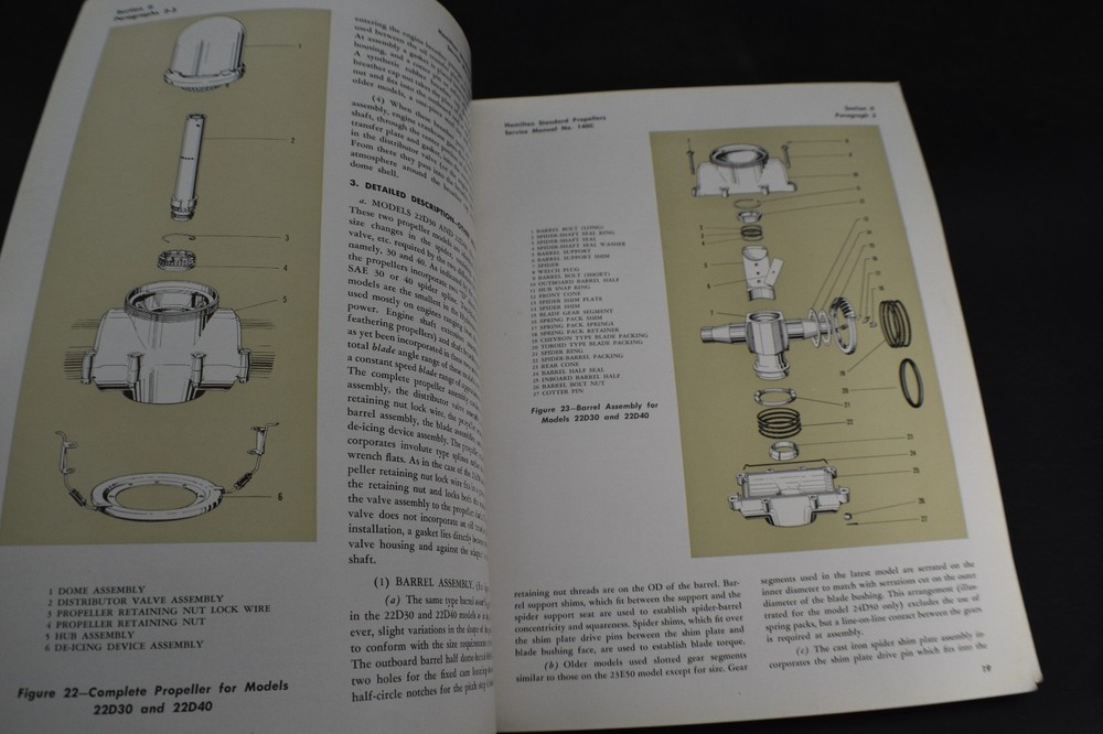 1946 *WW2* Hydromatic Quick Feathering Propellers Service, Hamilton Standard