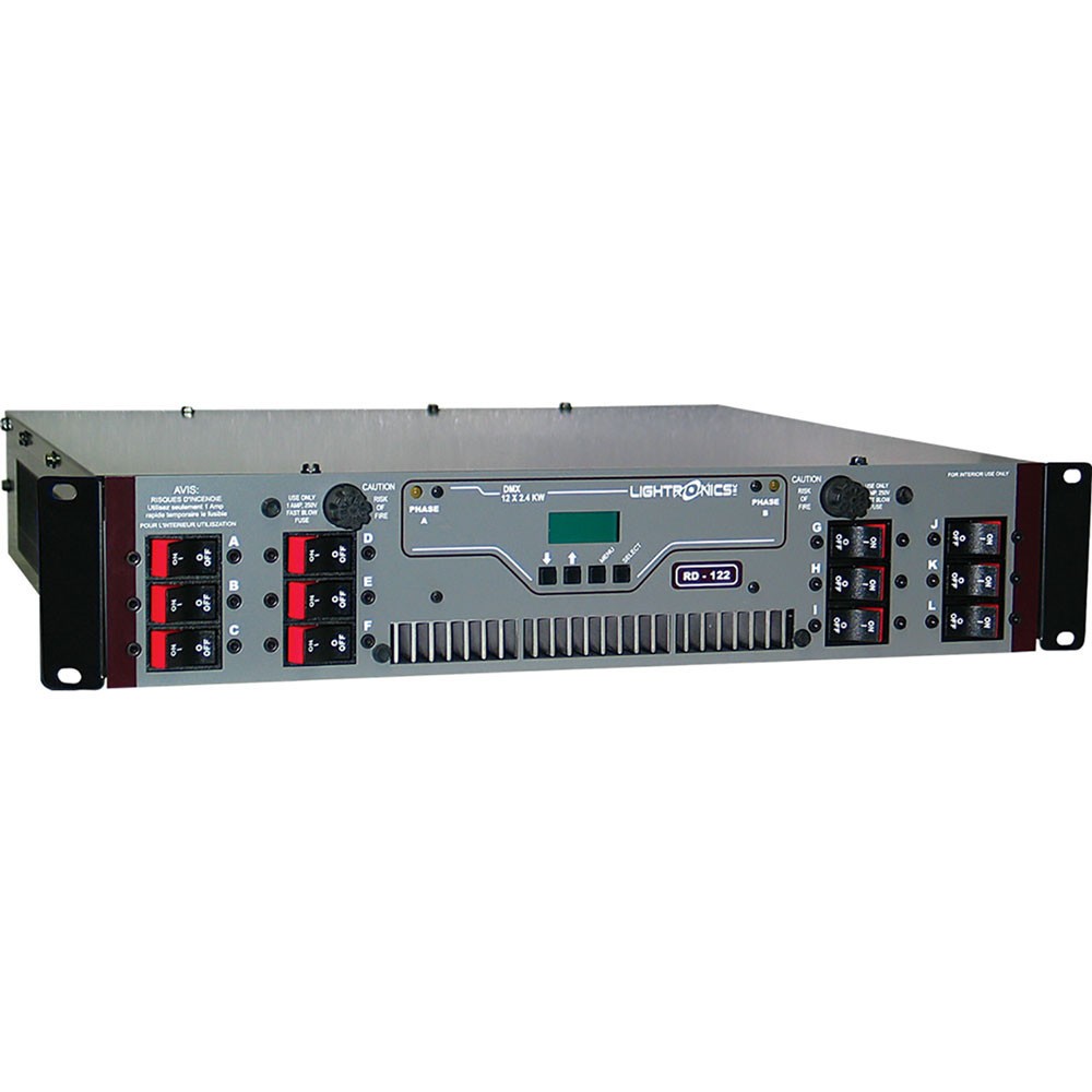 Lightronics RD122-XT 12 Channel 2400W Dimmer Pack