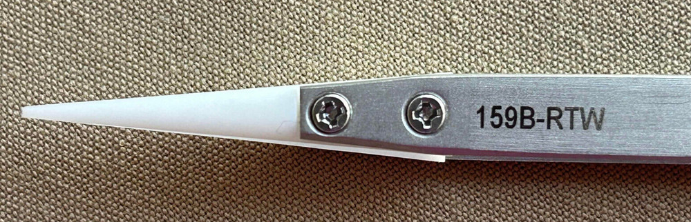 EXCELTA 159B-RTW PRECISION TWEEZERS w. replaceable tips - NEW