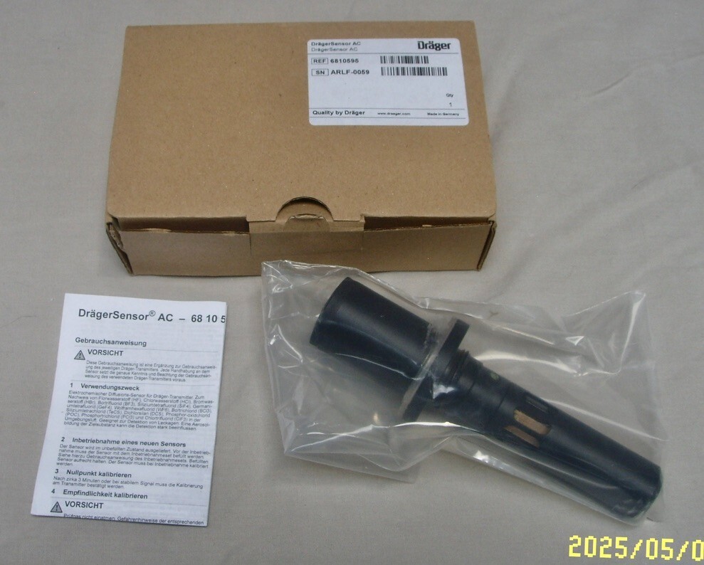 New DragerSensor AC 6810595  gas sensor for Drager transmitters