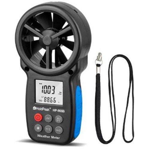 Digital Anemometers Wind Chill Indication Function Wind Speed Range 0.3~30m/s