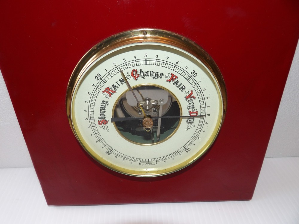Vintage Barometer Wall Hanging Western Germany