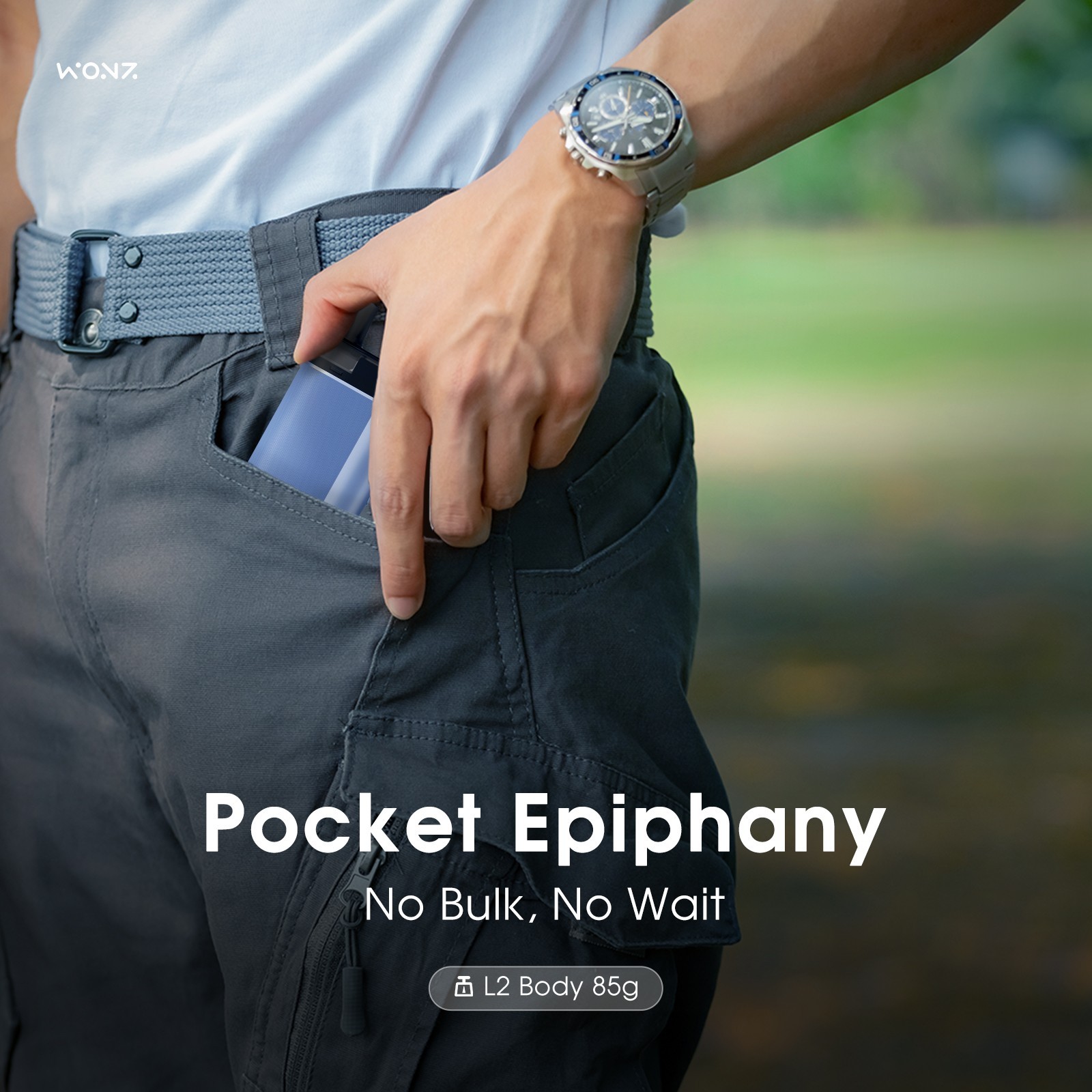 WONZ L2 Heated Tobacco Device,Cigarette Filter ,Minimizes Secondhand Smoke Risks