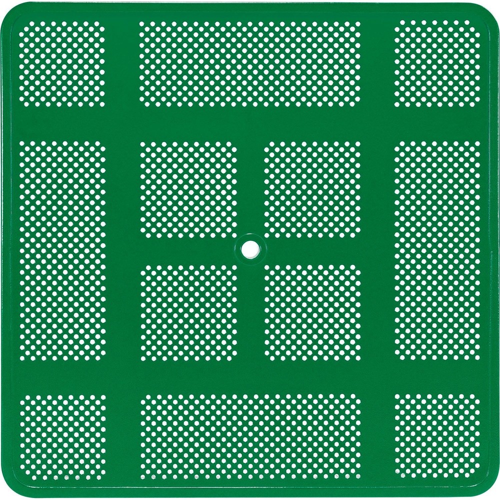 Global Industrial 46" Square Picnic Table Surface Mount Green