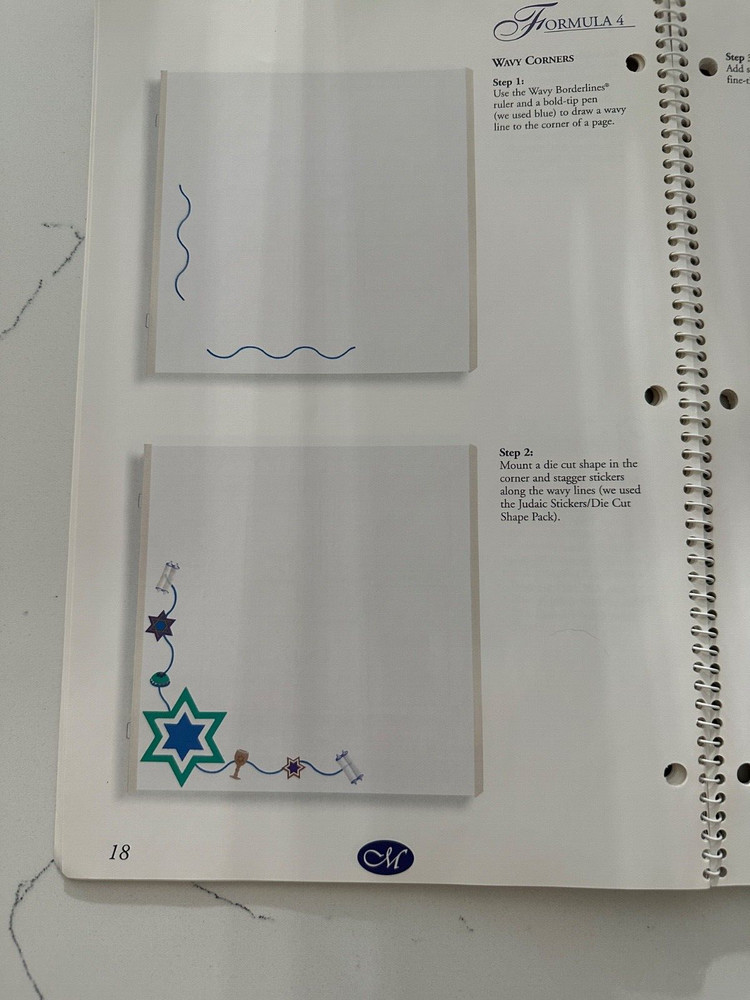 Creative Memories Collection/Fast Formulas/15 Page Layout Methods/1998 Spiral Bk