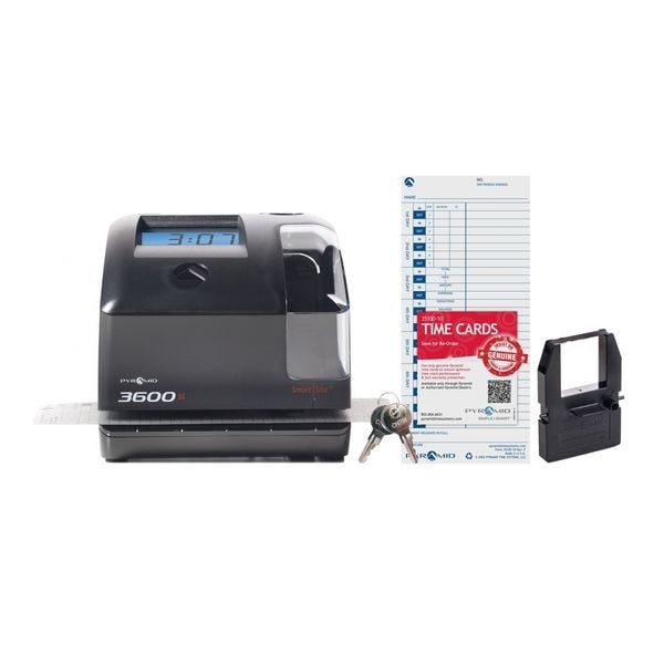 Pyramid 3600Ss Smartsite Time Clock And Document Stamp