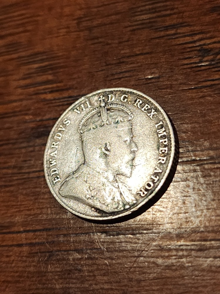 1906 Canada 10 Cents Silver Coin