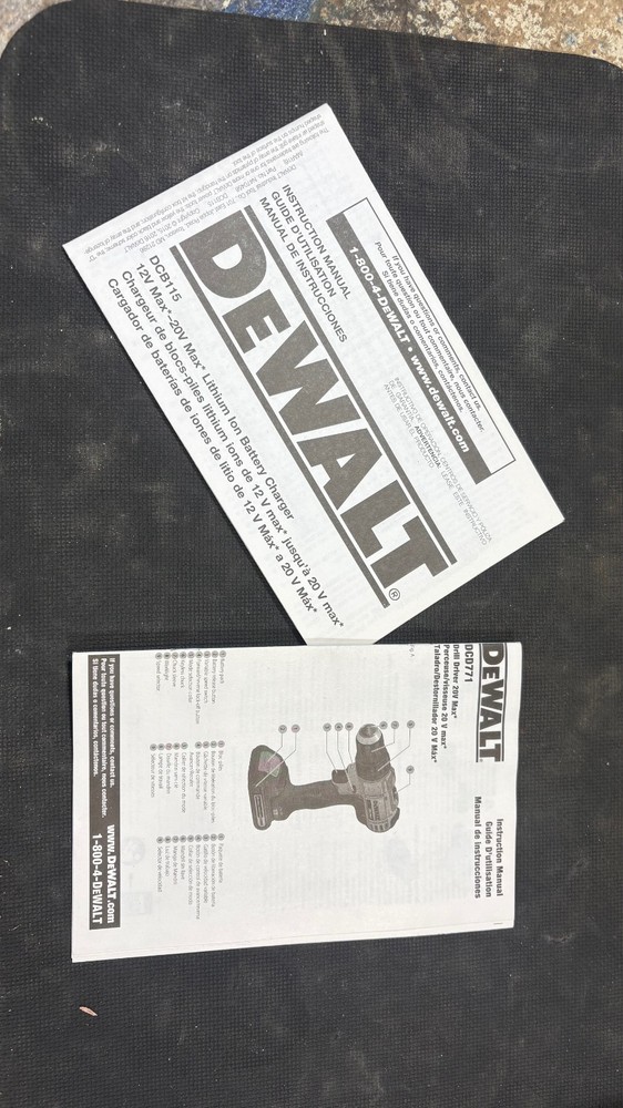 DEWALT DCD701F2 12V Cordless Drill Driver Kit