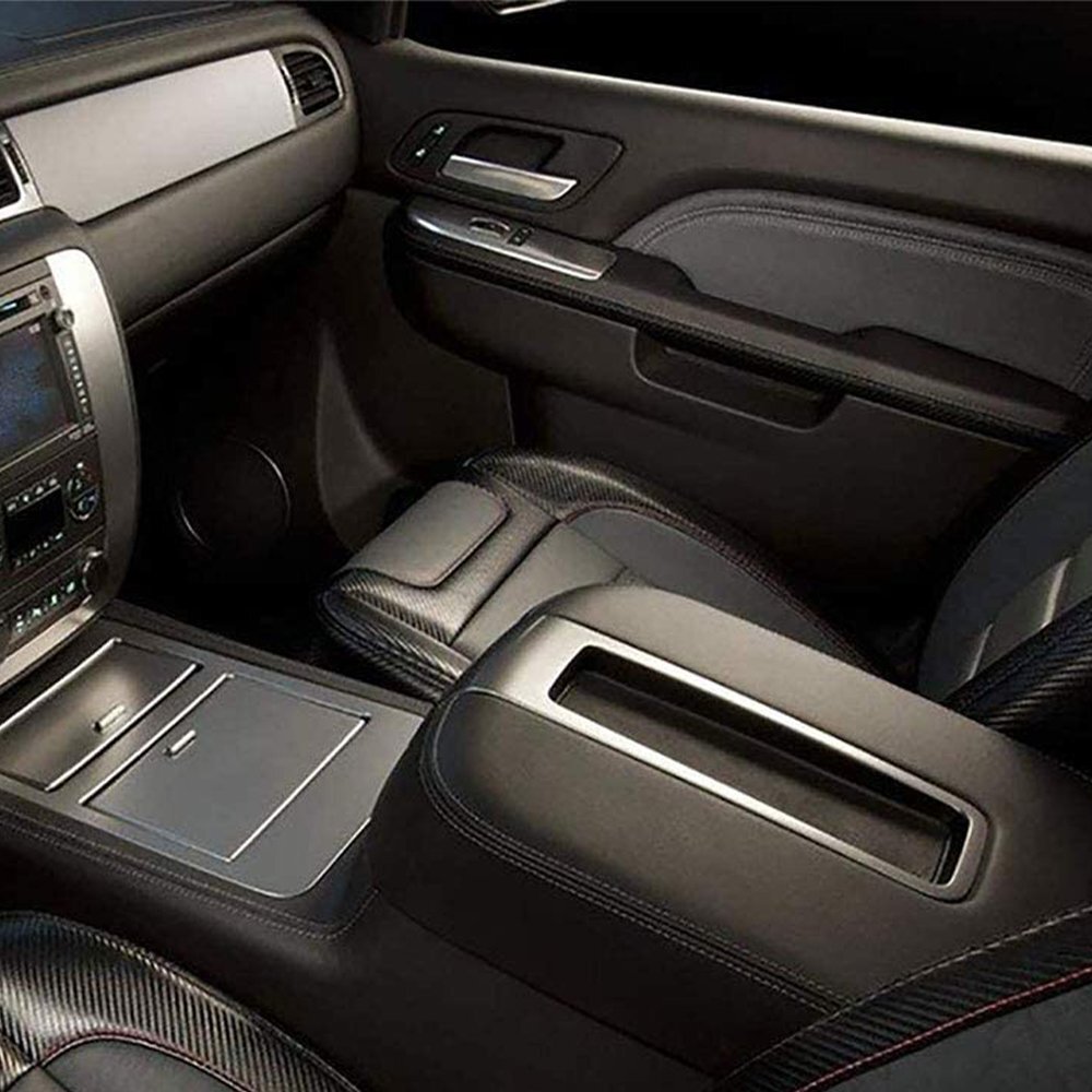 Leather Lid Console Armrest Fit 07-14 Cover For Tahoe Suburban Yukon Silverado