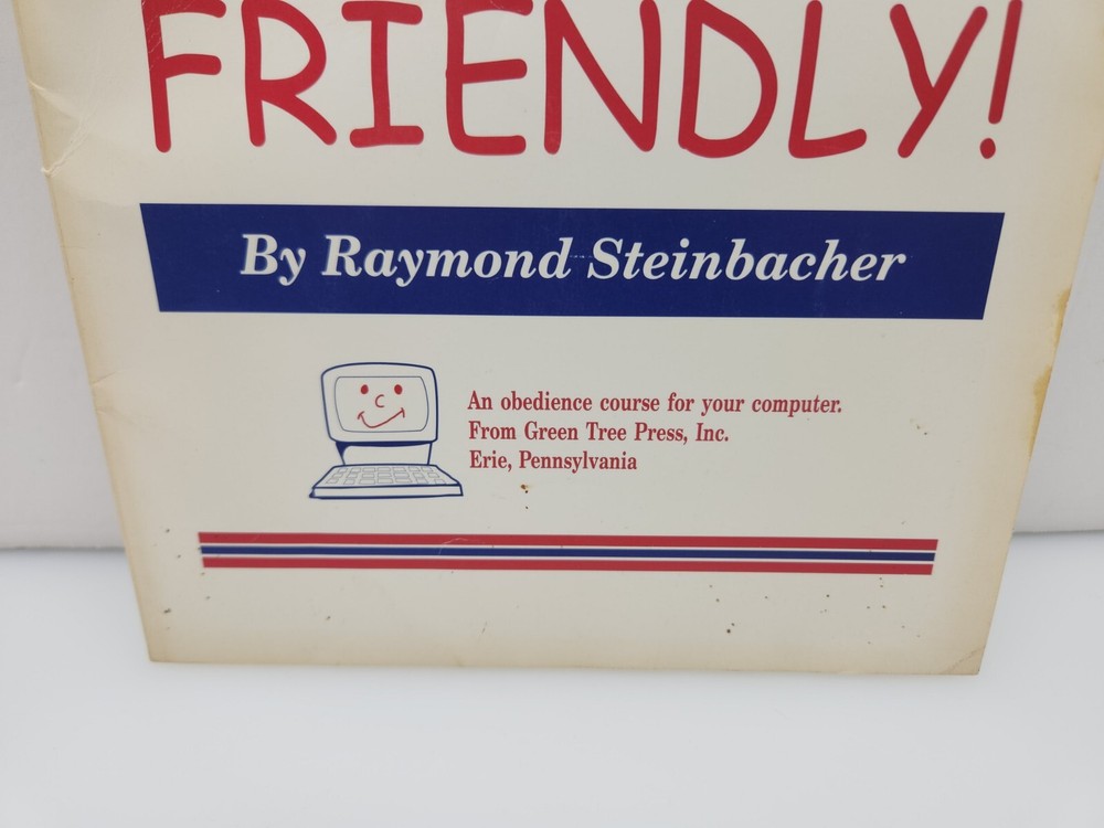 Vintage Rare Paperback Computer Book "Computer Friendly"