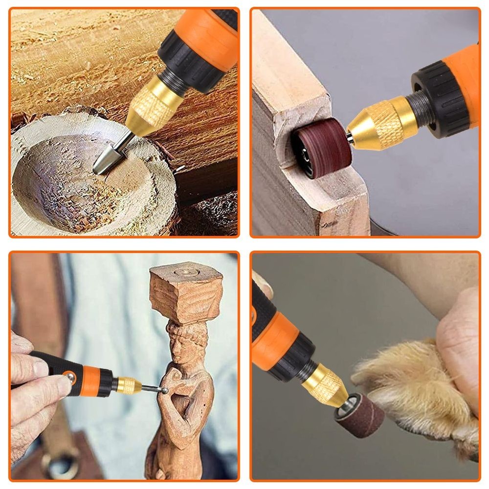 47x Electric Cordless Grinder Rotary Tools Variable Speed Drill Accessories Kit