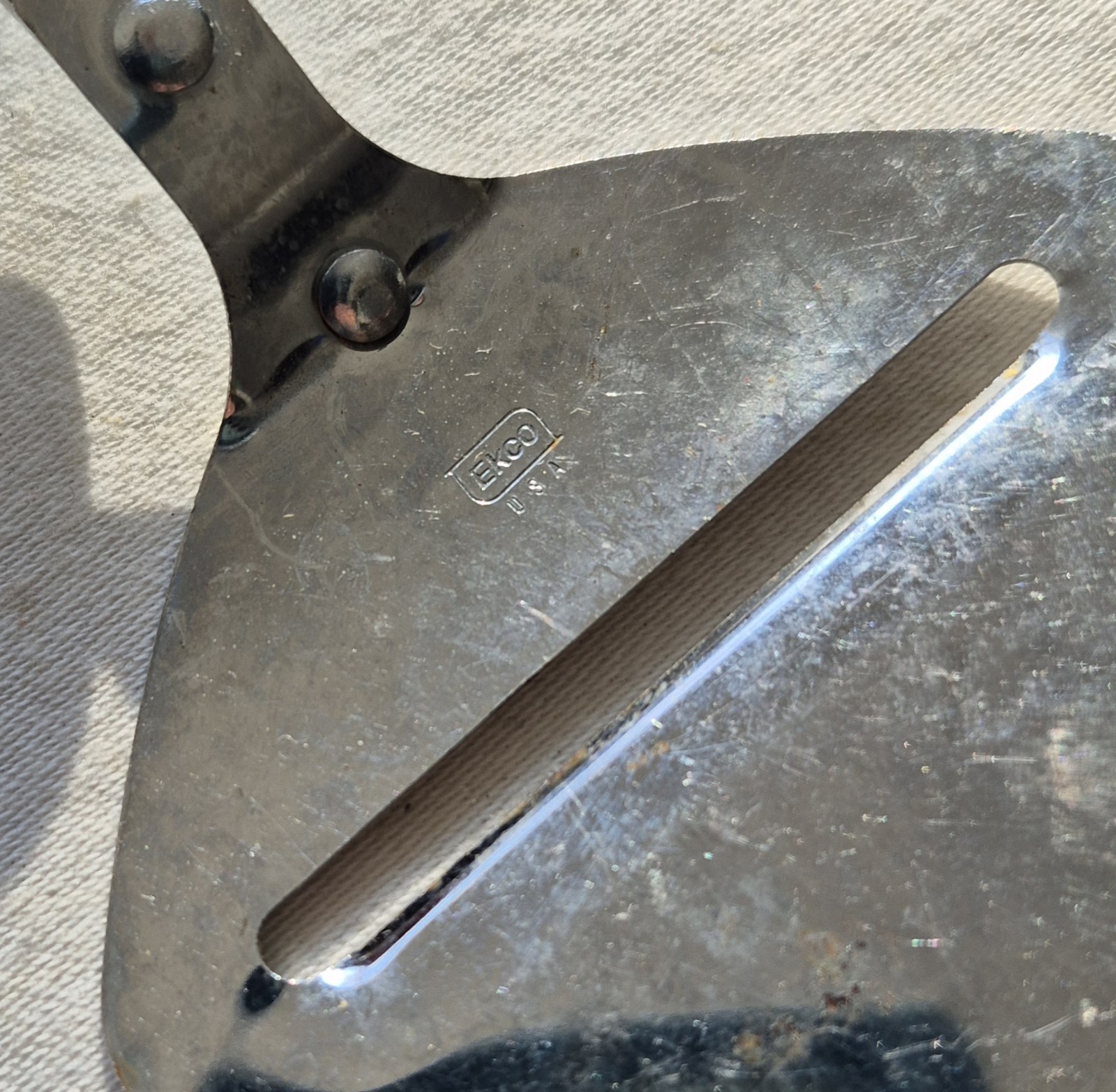 6 Piece Vtg Ecko Kitchen Utensils Spatulas, Spoon, Can Opener, Cheese Cutter