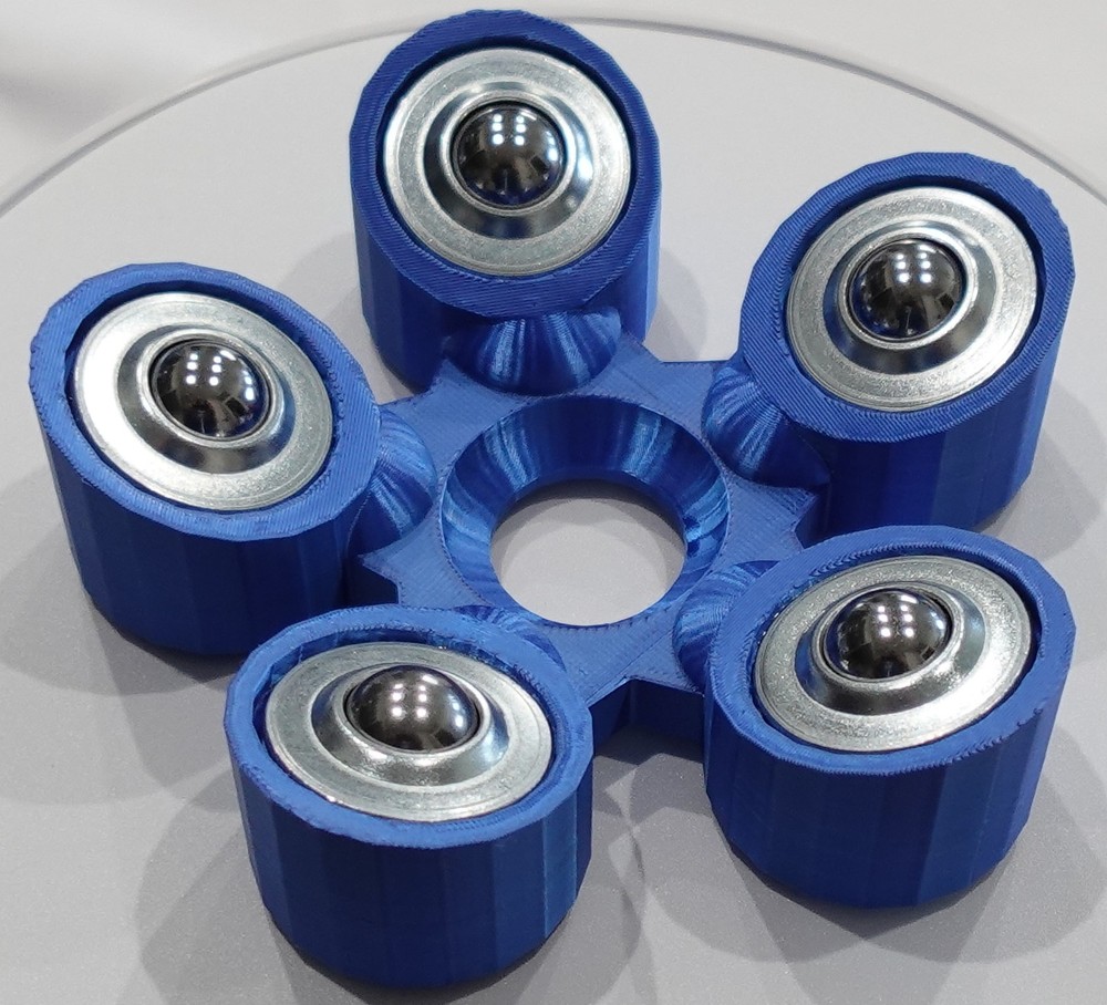 Bowling Ball Spinner Cup - Silky Blue