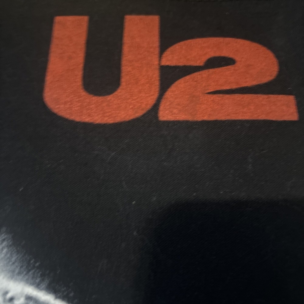 Unused 1990s U2 Rattle And Hum 11” By 14”Back Patch