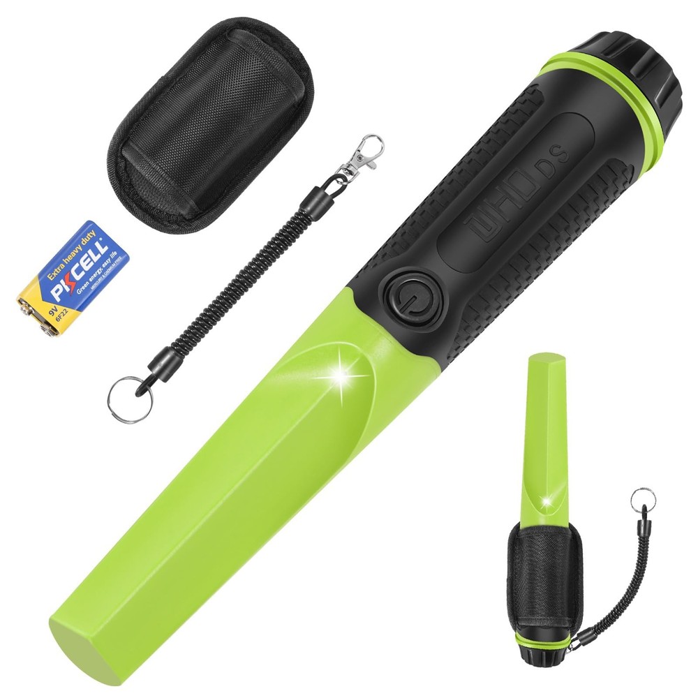 11 Inch Detection Depth Metal Detector Pinpointer for AdultsIP68 Fully Waterp...