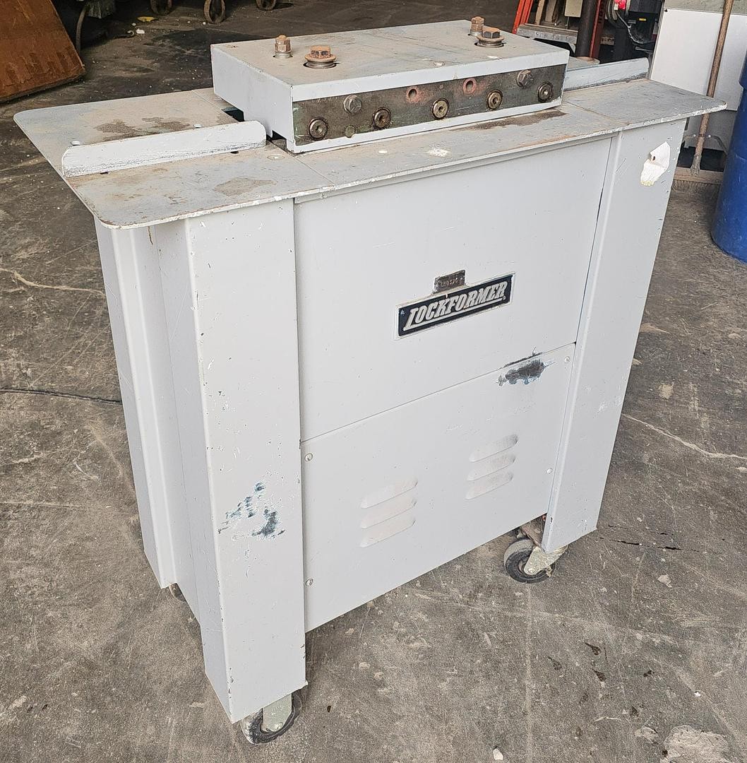 20 Ga. Lockformer Pittsburgh Roll Cleat Former Machine, Right Angle Flange