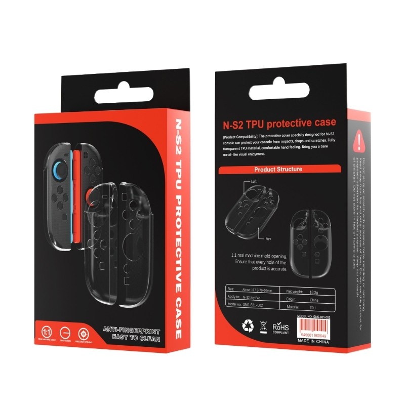 Controller Protector Soft TPU Shell Molded Cutout None Obscure Button for SW2