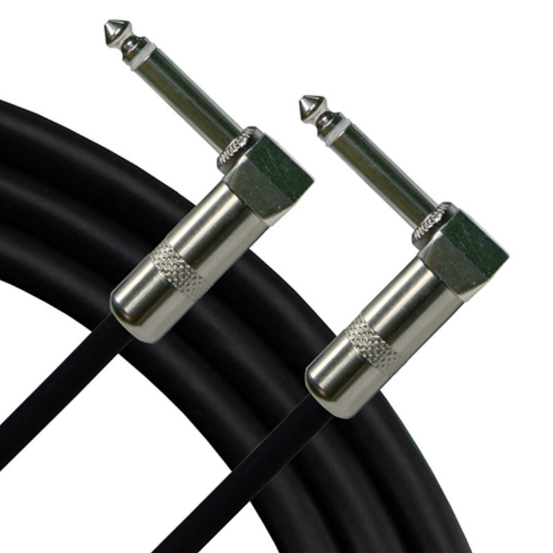 Rapco G1 3 Ft Instrument Cable - Right Angle to Right Angle