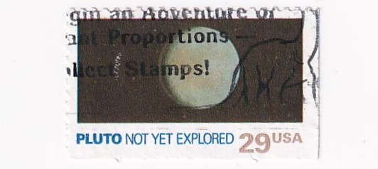 STAMP US SCOTT 2577 "Pluto" 29 CENT 1991 USED FANCY CANCEL - B