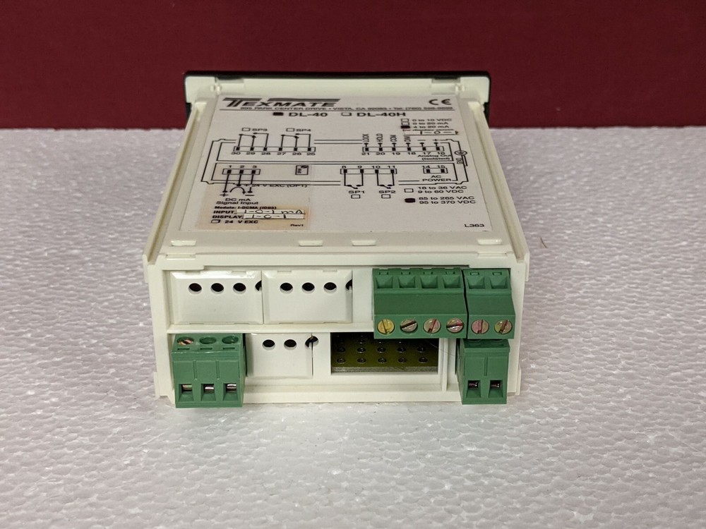Texmate DL-40 Panel Meter / I-DCMA ID03 Input Module / NEW NOS
