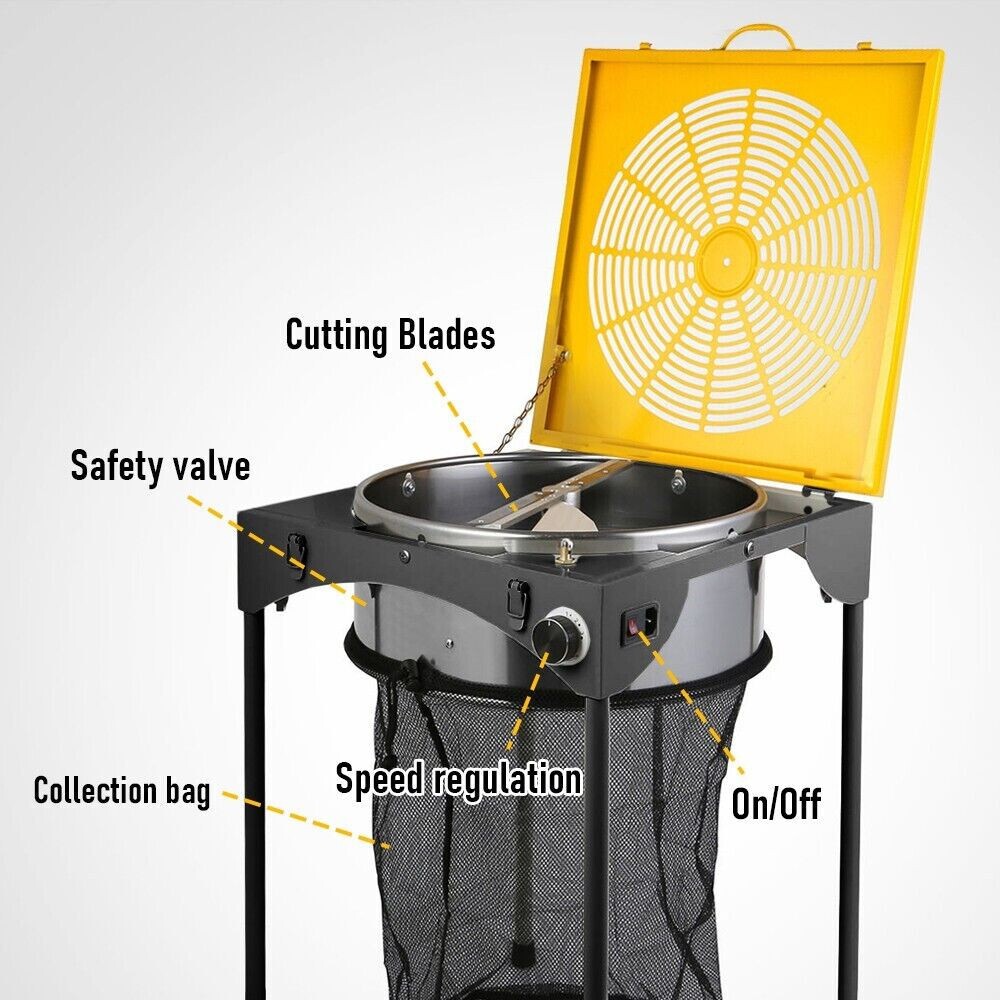 Electric Bud Trimmer 18'' Electric Leaf Trimmer Machine Stainless Sharp Blades