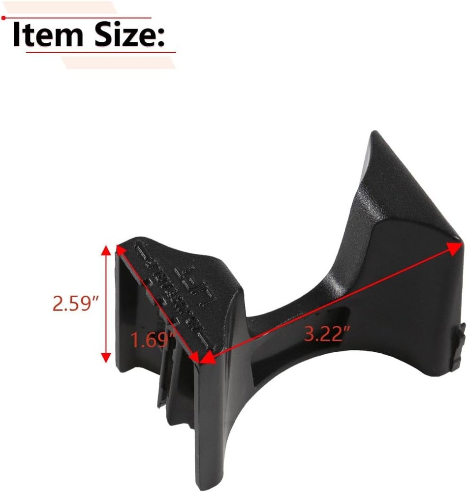 Cup Holder Insert Divider Compatible with Taurus 2010 2011 2012 2013 2014 2015 2