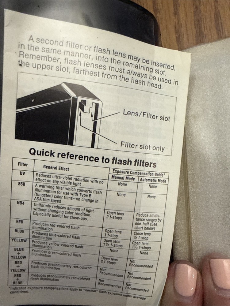Vivitar Variable Angle Lens Kit for Model 283 Electronic Flash