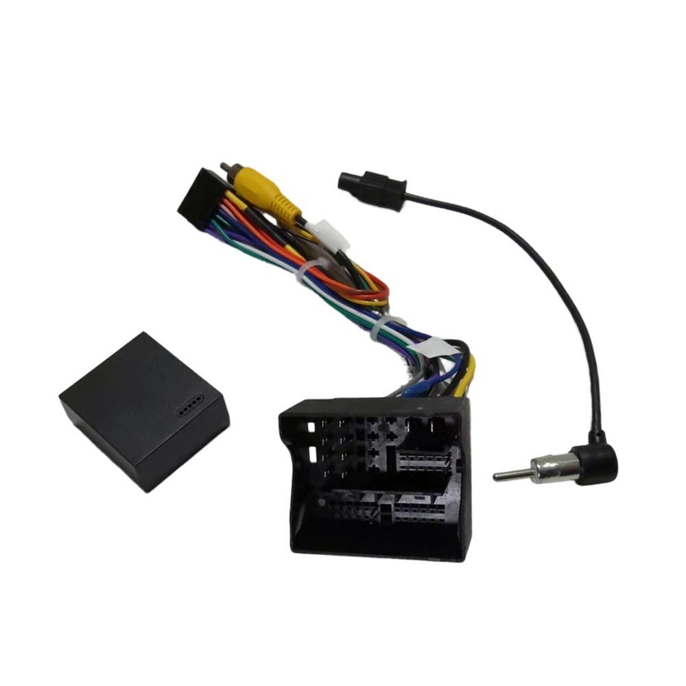 52 Pin CAN Bus Decoder Wiring Harness for Android Head Unit For Golf MK7