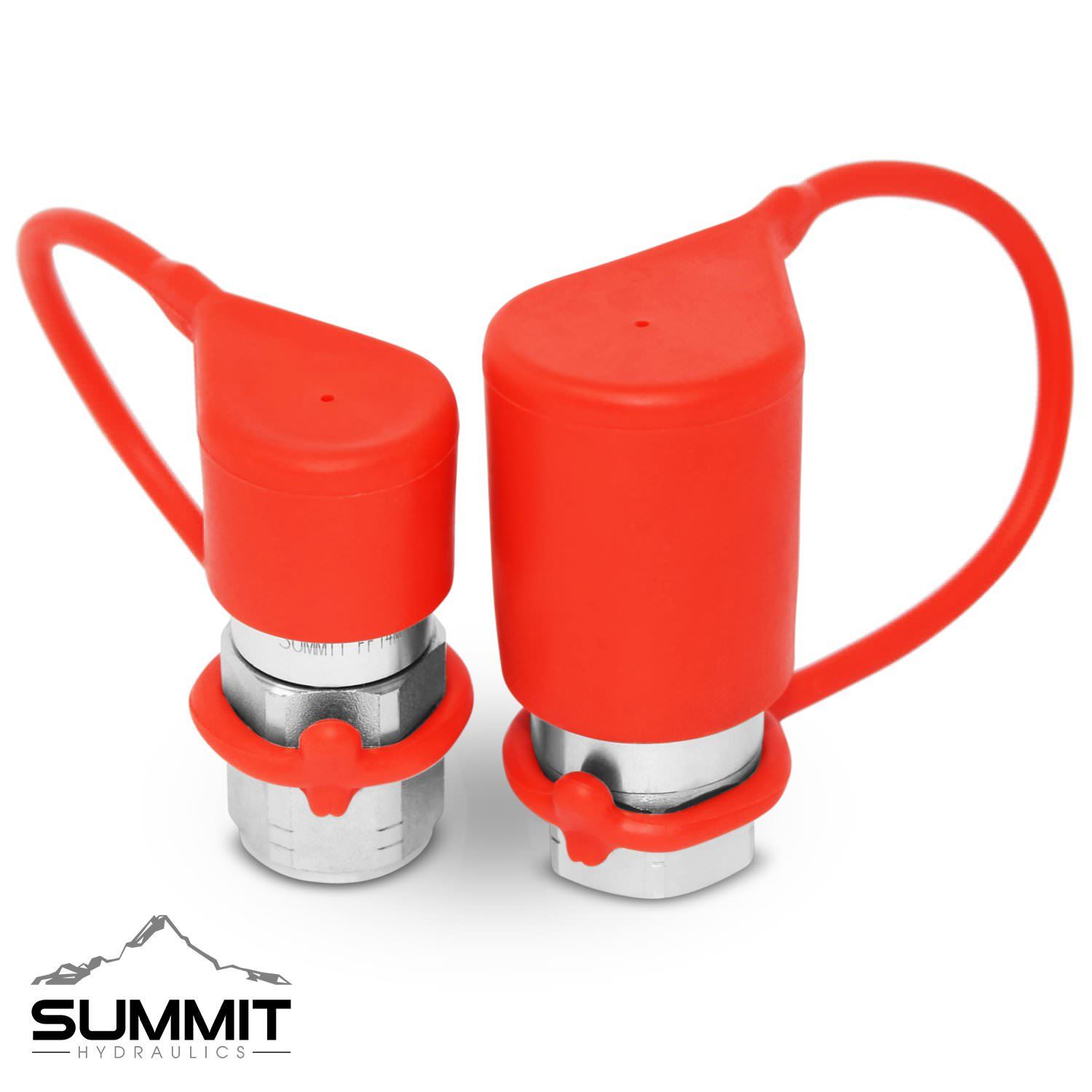 1/4" NPT Flat Face Hydraulic Quick Connect Coupler / Coupling & Plug Set