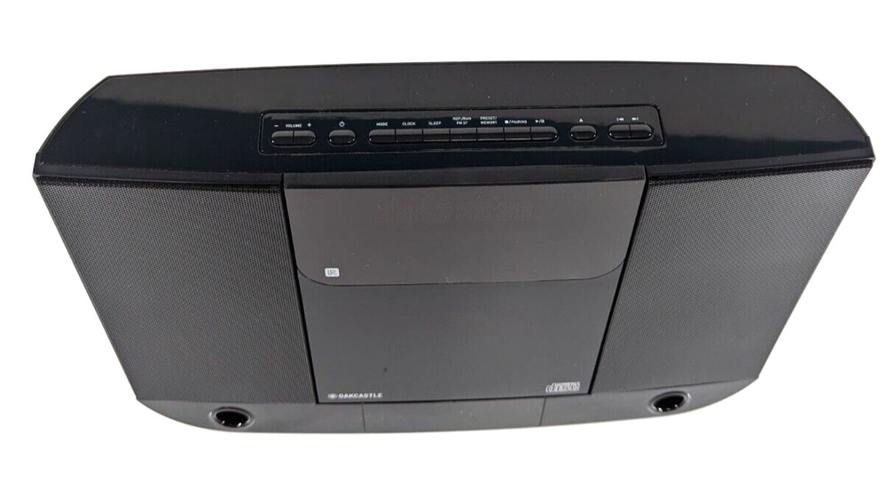 Oakcastle HIFI100 Compact Stereo System with Bluetooth Wall Mountable CD Player