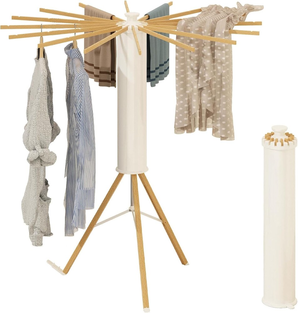 Tripod Style Drying Rack, Foldable Octopus Standing Drying Rack