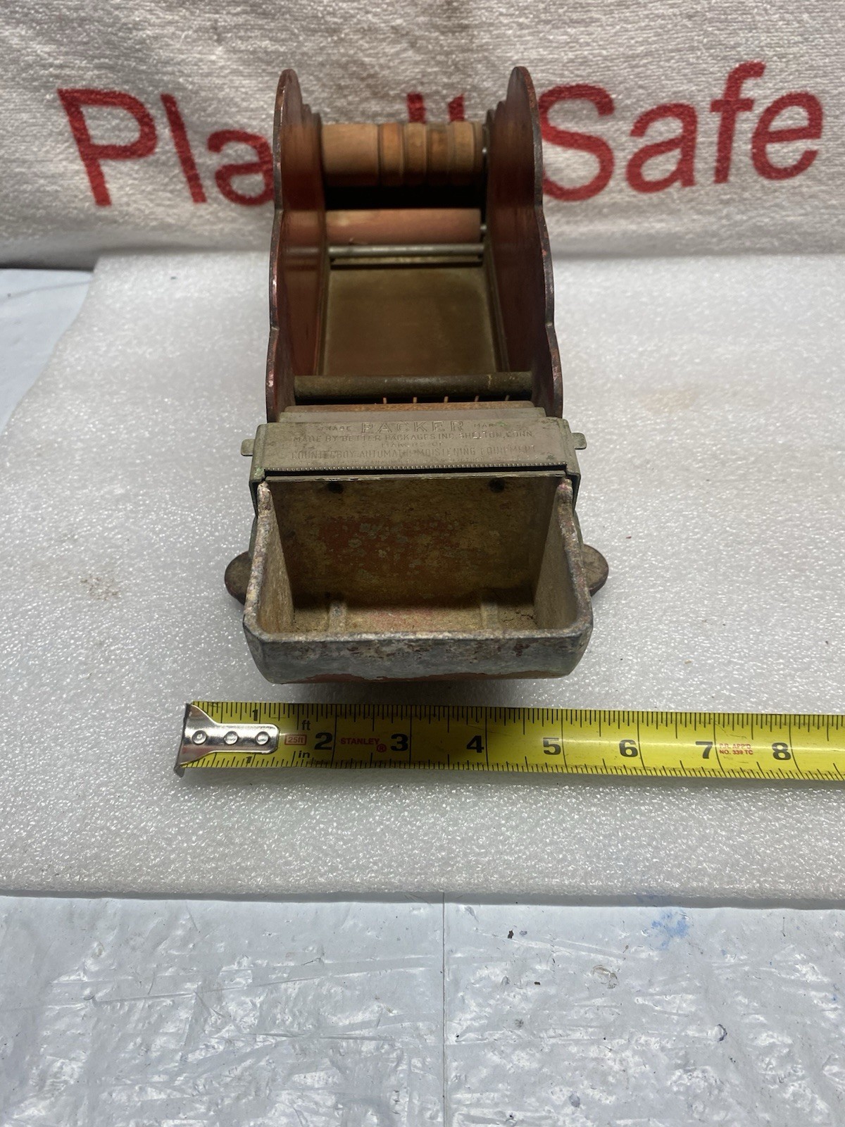 Packer 3S - Water Activated Tape Dispenser. Country boy Automatic Moistening