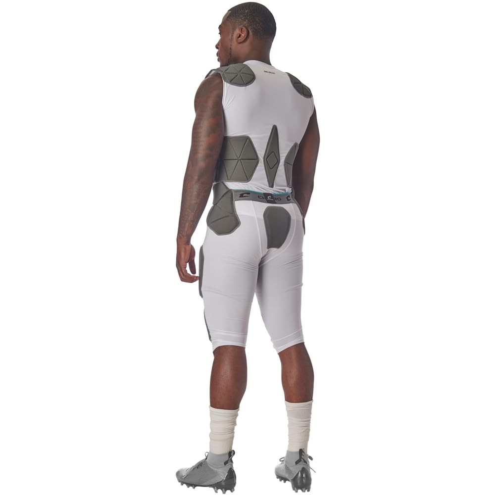 Champro Tri Flex 7 Pad Girdle Small White Flexible Compression Protection Gear