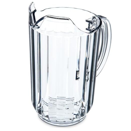 553807 Plastic Pitcher 48 Ounces Clear Polycarbonate