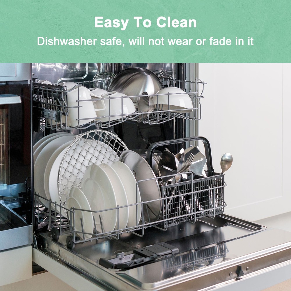 Cooling Rack, 9.8" Round Baking Rack with 20mm Legs [Silver]