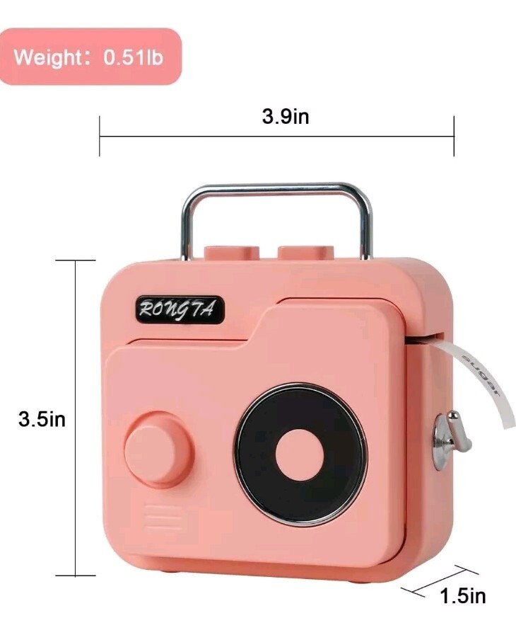 Label Maker Machine with Tape, Bluetooth Label Printer,Mini Label Makers