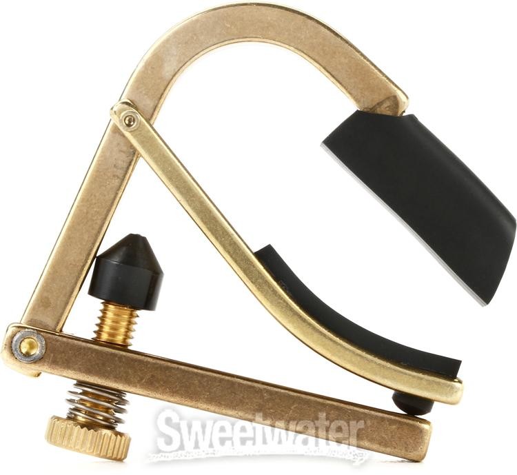 Shubb C7b Partial Capo for DADGAD Tuning - Brass