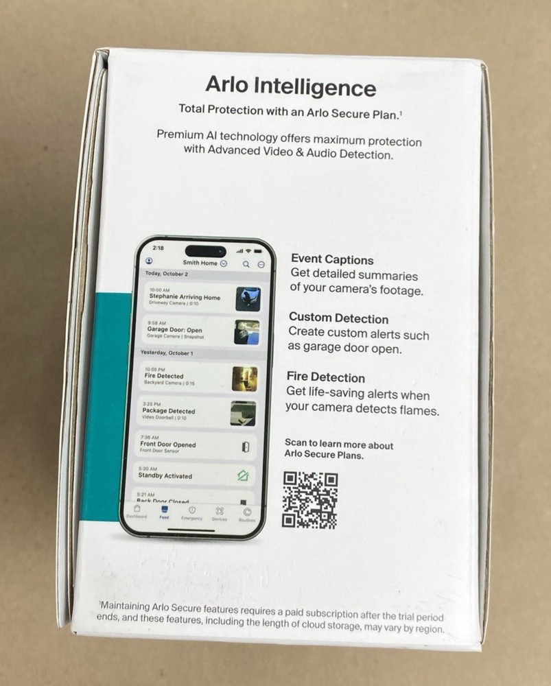 Arlo Essential 3 2K Security Camera 2-cam IP security camera VMC3280-100NAS