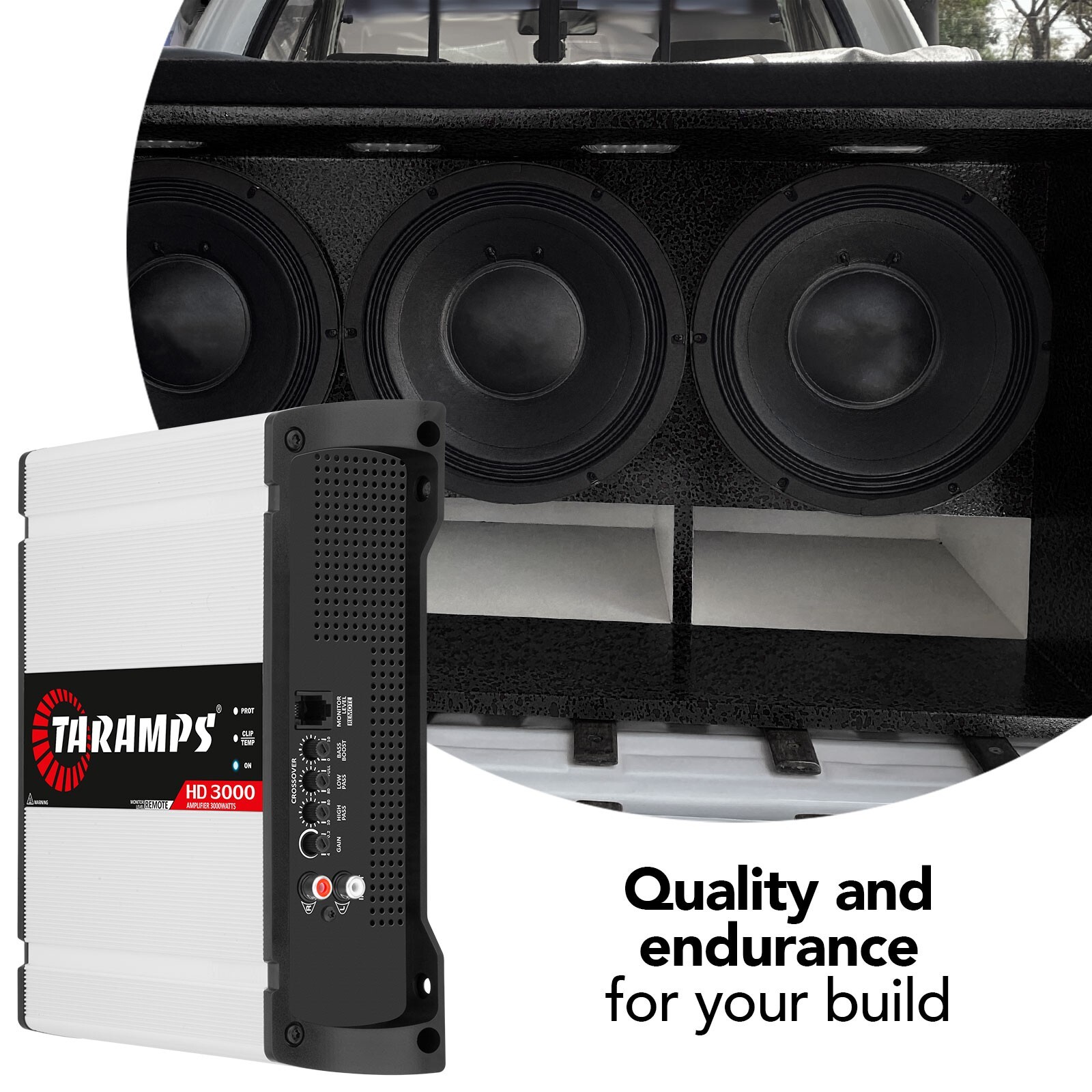 [US SELLER] Taramps HD 3000 1 Ohm 3000W RMS Full Range Car Amplifier