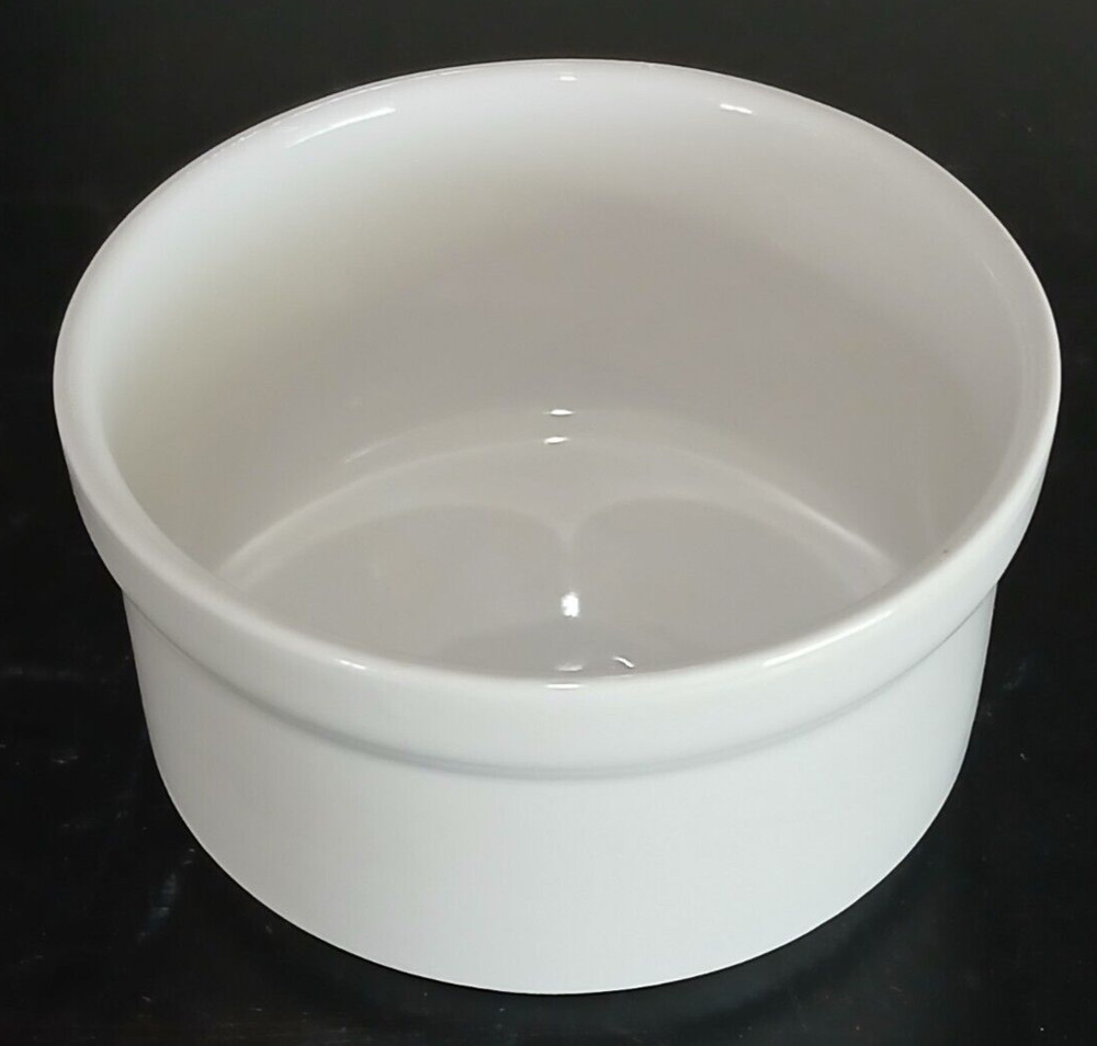 Mainstays Stackables Stoneware White Round Ramekin 4"